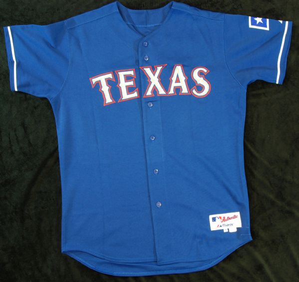 Mark Teixeira 2004 Game-Used Texas Rangers Jersey (MeiGray)