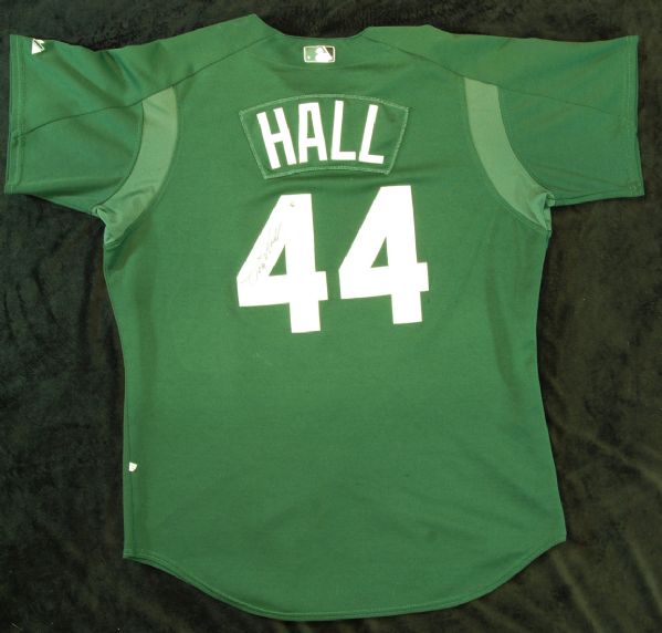 Toby Hall Signed Game-Used Tampa Devil Rays Jersey