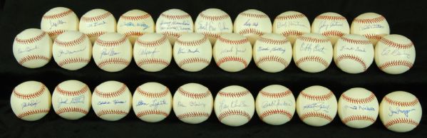 Milwaukee Braves Single-Signed Baseballs (29)