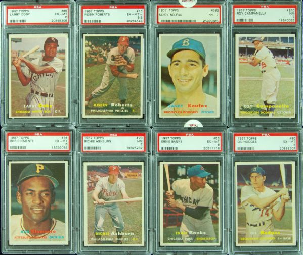High-Grade 1957 Topps Baseball Complete Set (407)