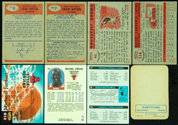 Massive Football and Basketball Lot 1950’s to 1990’s (est. 3,700)
