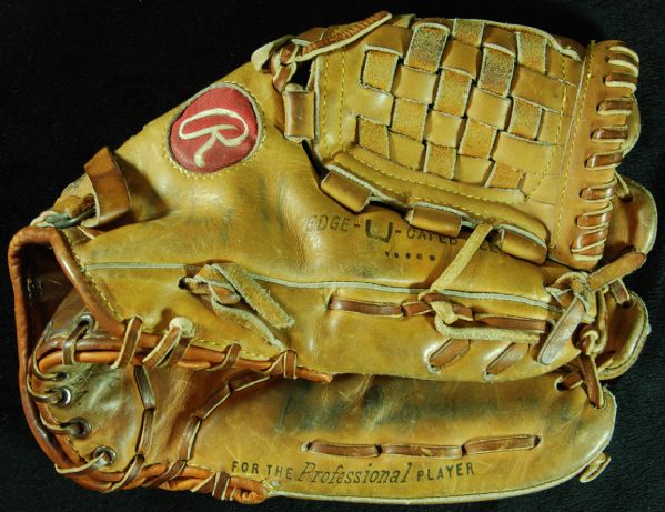 Bert Blyleven 1985 Game-Used Glove - Worn in 1985 All-Star Game