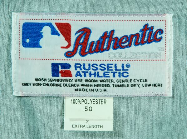 Lou Pineilla 2003 Game-Used Tampa Devil Rays Jersey