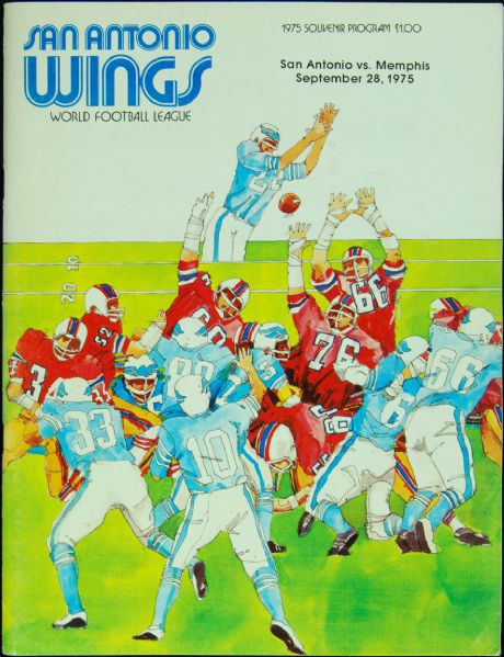 1975 World Football League Game-Issue/Worn Pants, Jersey Plus Program (3)