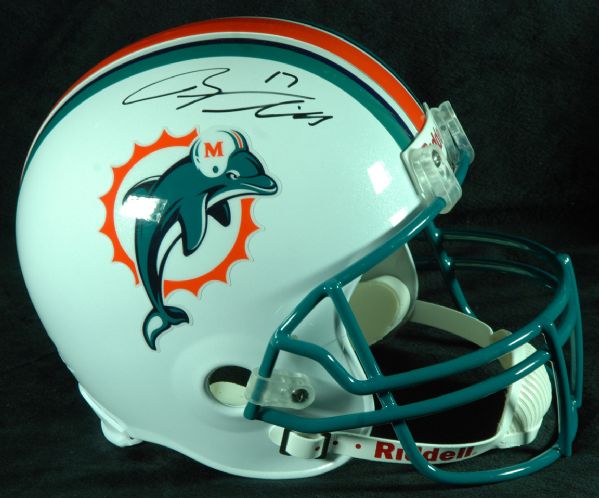 Ryan Tannehill Signed Dolphins Full-Size Helmet