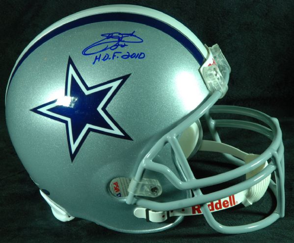 Emmitt Smith Signed Cowboys Full-Size Helmet (PSA/DNA)
