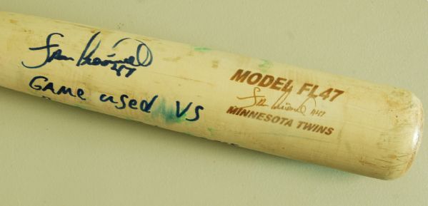 Francisco Liriano Signed 2006 Game-Used Max Bat (vs. Roger Clemens)