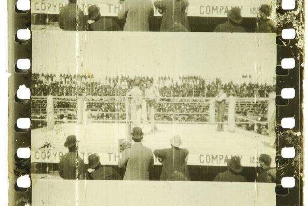 1897 James Corbett vs. Bob Fitzsimmons Original Film 