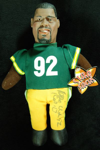 Reggie White Signed 11 Packers Doll