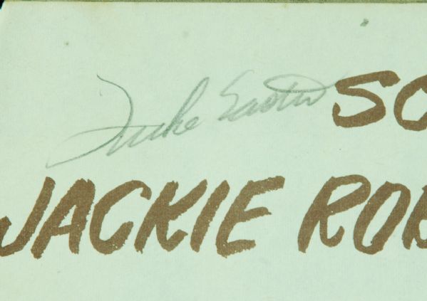 Jackie Robinson, Gil Hodges & Others Signed Jackie Robinson All-Stars Program (PSA/DNA)