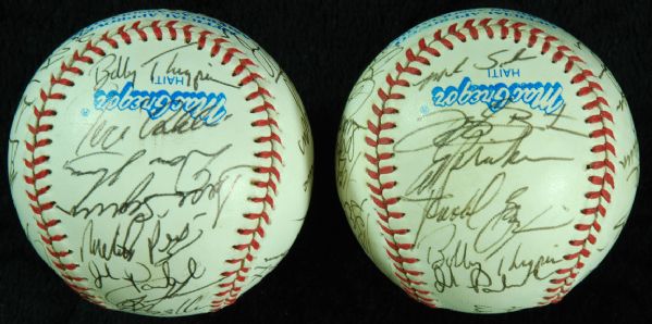 1988 & 1989 Chicago White Sox Team-Signed Baseballs (2)