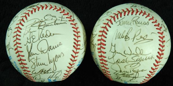 1988 & 1989 Chicago White Sox Team-Signed Baseballs (2)