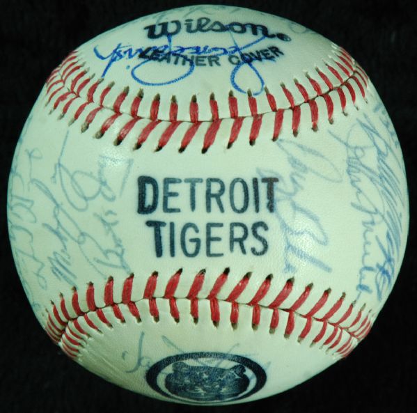 1984 Detroit Tigers World Champs Team-Signed Baseball (26 Signatures)