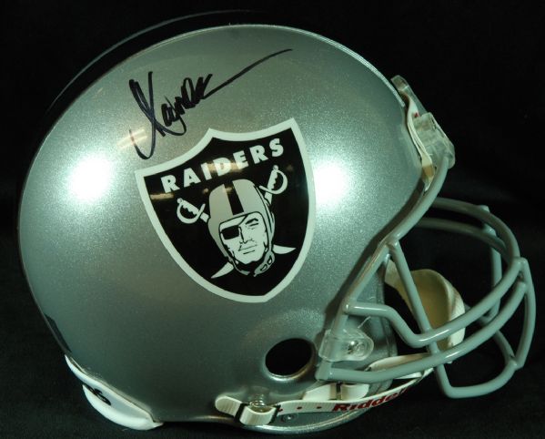 Marcus Allen Signed Oakland Raiders Signed Raiders Full-Size Helmet (PSA/DNA)
