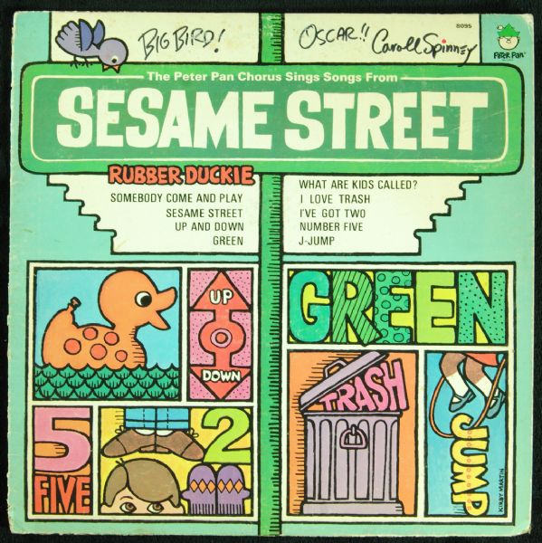 Carroll Spinney Signed Sesame Street Album Inscribed Oscar!!, Big Bird! (PSA/DNA)