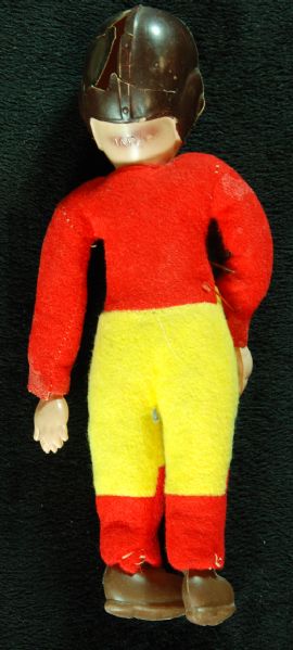 Sammy Baugh Signed Vintage 1940s Celluloid Redskins Doll