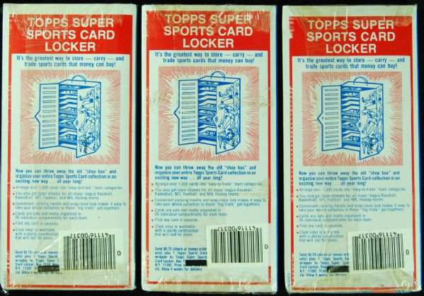 1979 Topps Football Unopened Grocery Wax Pack Trays (3)