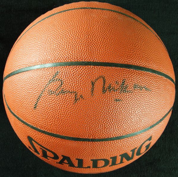George Mikan Signed Spalding Basketball