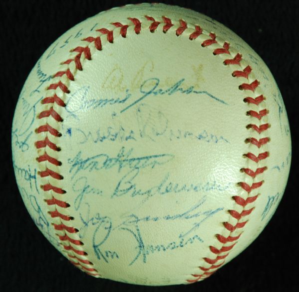 1957 Baltimore Orioles Team-Signed Baseball (28 Signatures)