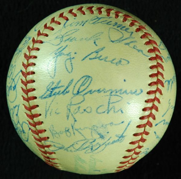 1951 New York Yankees Team-Signed Baseball (30 Signatures)