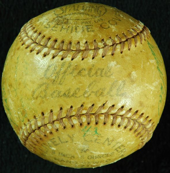 1955 New York Yankees Team-Signed Baseball (20 Signatures)