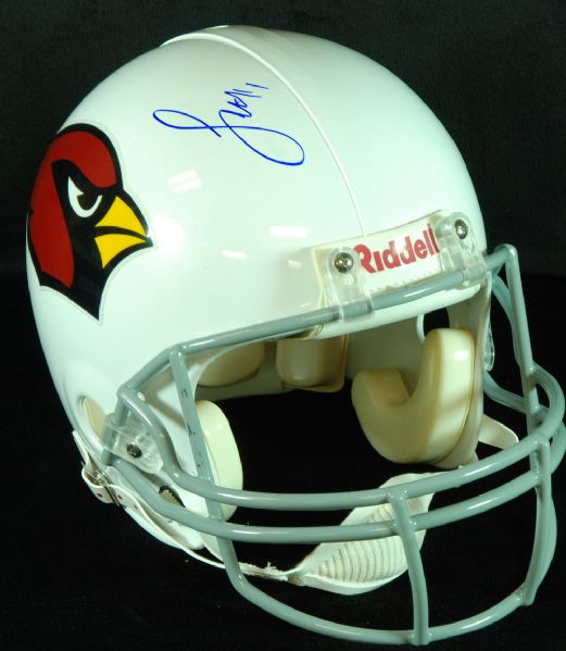 Larry Fitzgerald Signed Cardinals Full-Size Helmet (PSA/DNA)