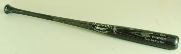 Carl Crawford 2003-05 Game-Used Louisville Slugger Bat