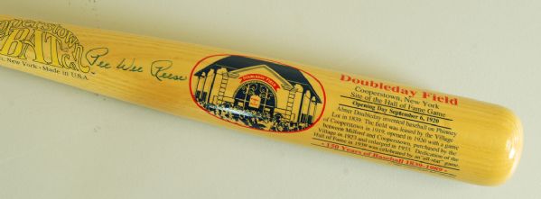 Pee Wee Reese Signed Cooperstown Bat (PSA/DNA)