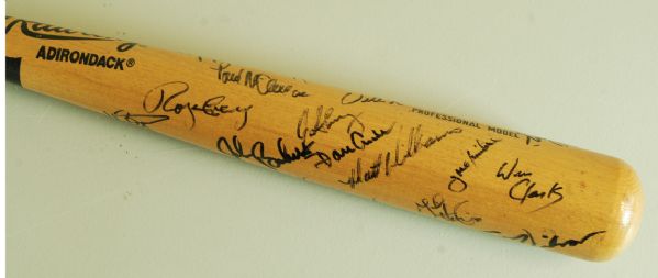 1987 San Francisco Giants Team-Signed Bat (30 Signatures) with Will Clark, Matt Williams