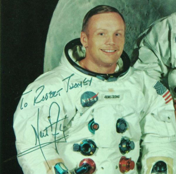 Apollo 11 Crew Signed Photo with Neil Armstrong, Michael Collins & Buzz Aldrin (PSA/DNA)