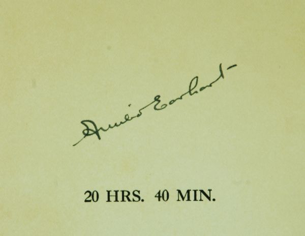 Amelia Earhart Signed 20 Hrs. 40 Min Hardcover Book (PSA/DNA)