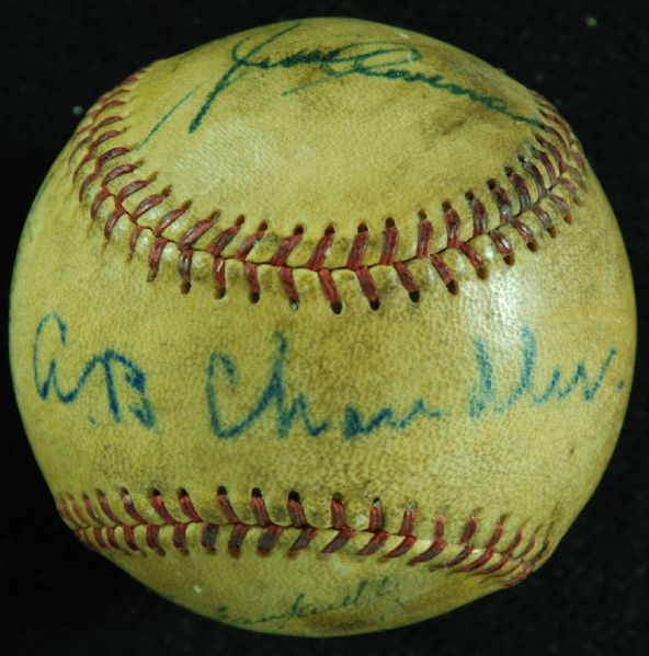 Jackie Robinson, Roy Campanella (Twice), Jesse Owens Signed Baseball (11 Signatures) (PSA/DNA)