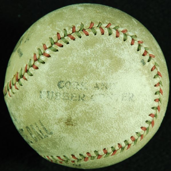 Ty Cobb Single-Signed Read Baseball (JSA)