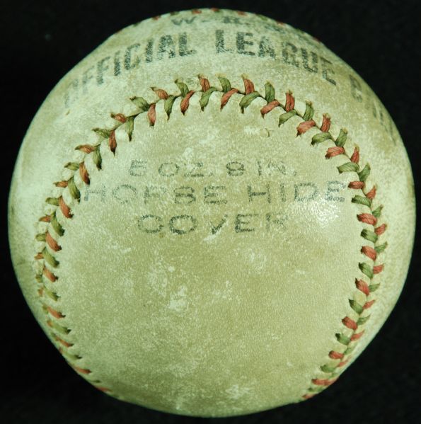 Ty Cobb Single-Signed Read Baseball (JSA)