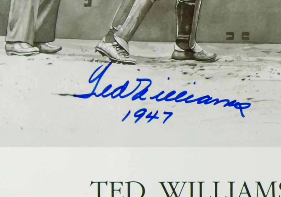 Lot Detail - Ted Williams Signed and Inscribed Triple Crown Winner