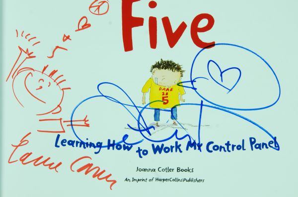 Jamie Lee Curtis Signed It's Hard To Be Five Book