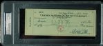 Babe Ruth Double-Signed Personal Check (1936) (PSA/DNA)