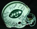1969 New York Jets Super Bowl III Champions Team-Signed Helmet (25 Signatures) (Steiner)