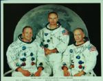 Apollo 11 Crew Signed Photo with Neil Armstrong, Michael Collins & Buzz Aldrin (Graded PSA/DNA 9.5)