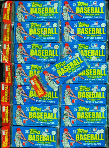1982 Topps Baseball Unopened Rack Packs (15)