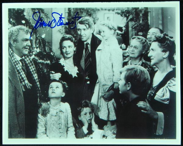 James Stewart Signed It's a Wonderful Life 8x10 Photo (JSA)