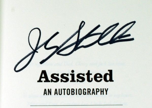 John Stockton Signed Assistsed Book (PSA/DNA)
