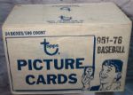 1976 Topps Baseball Vending Unopened CASE