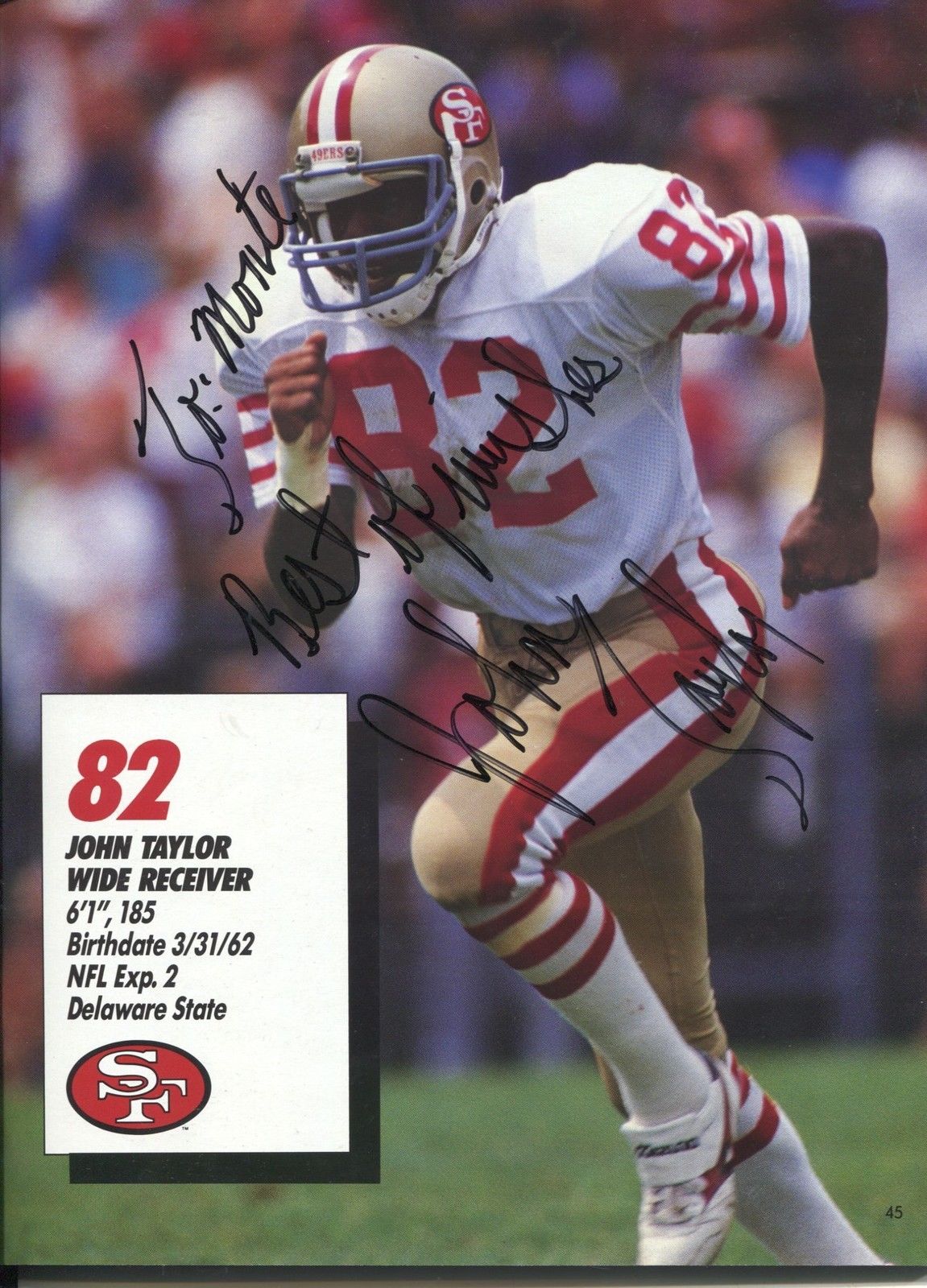 Lot Detail - 1988 San Francisco 49ers Super Bowl Champions Team-Signed  Yearbook (47)