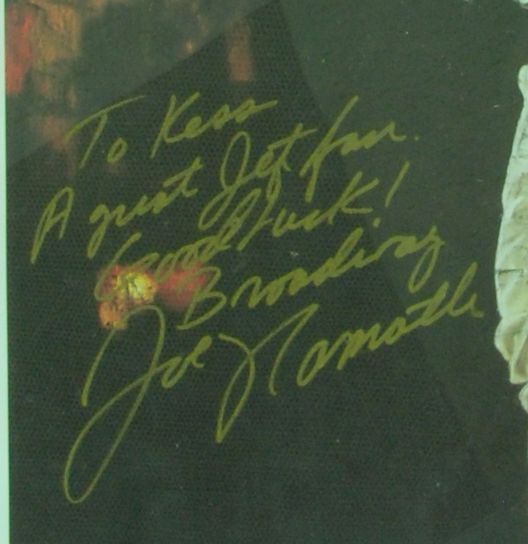 Joe Namath Broadway Joe Lithograph Signed by Namath and Stephen Holland (14/200)