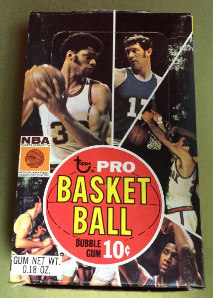 1970-71 Topps Basketball 2nd Series Vending Box (500)