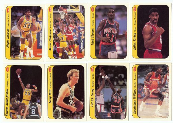 1986-88 Fleer Basketball High-Grade Sets (3)