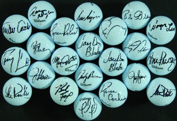 Signed Golf Ball Collection (22)