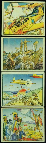 1938 Gum Inc. Horrors of War Large Grouping With High Numbers (70)