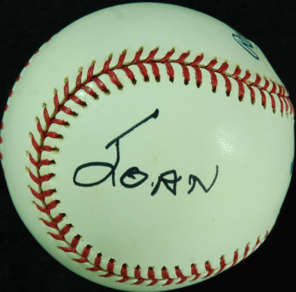 Joan Fontaine Single-Signed OML Baseball (PSA/DNA)